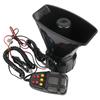 Car Horn Police Siren Air Horn Speaker Car Warning Alarm Megaphone Multi-tone & Claxon Horn 12V 100W 120DB Loud