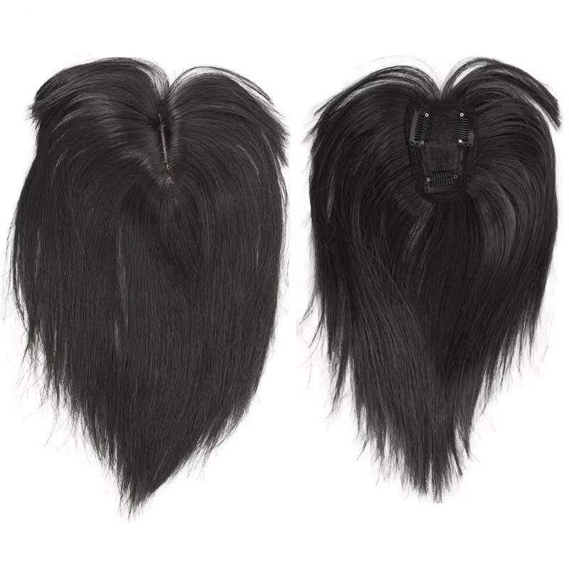 Women's Air Bangs Hair Piece for Concealing White Hair and Adding Volume