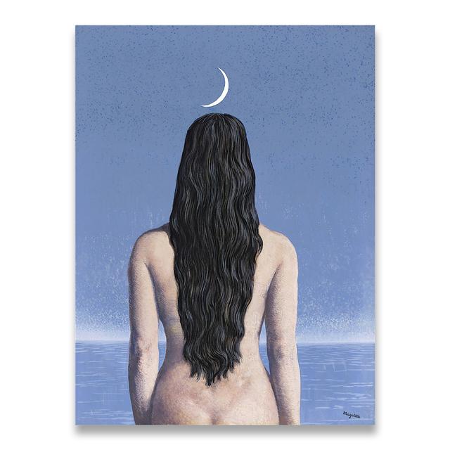 Rene Magritte Exclusive Combination of Light Luxury Vintage Series Canvas Print Painting Poster Wall Picture for Home Decor No Frame