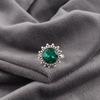 Green Emerald Gemstone Jewelry, Handmade Ring, 925 Sterling Silver Jewelry, Beautiful Silver Emerald Ring Gift For Women