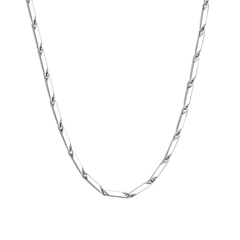 Necklace Hip-hop Collar Chain Luxury Minimalist Design Sophisticated Titanium Steel Sweater Chain Men's Neck Chain
