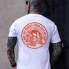 Mens Dark Gothic Hip Hop Skull Print TShirt Short Sleeve Summer Streetwear Personalized Mens TShirt Short Sleeve