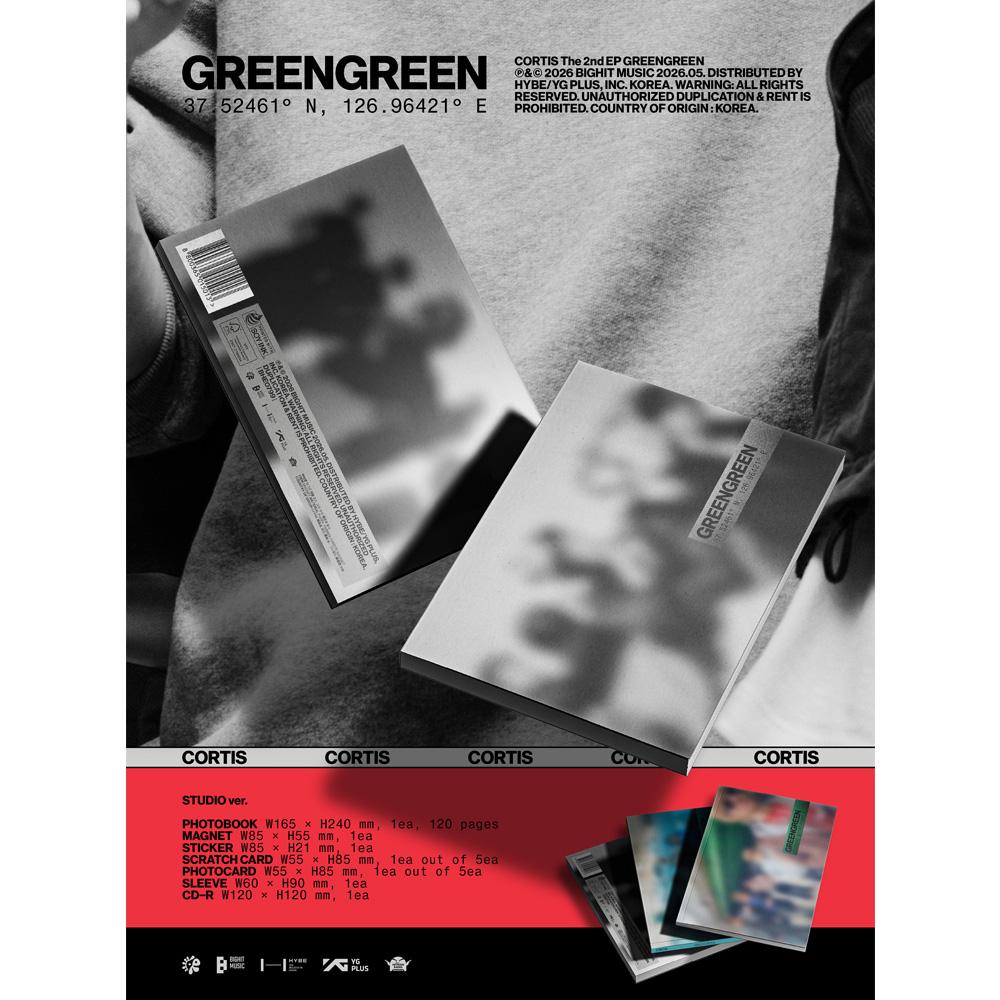 [Pre-Order] CORTIS GREENGREEN Kpop Album CD Photocard Official Random Version