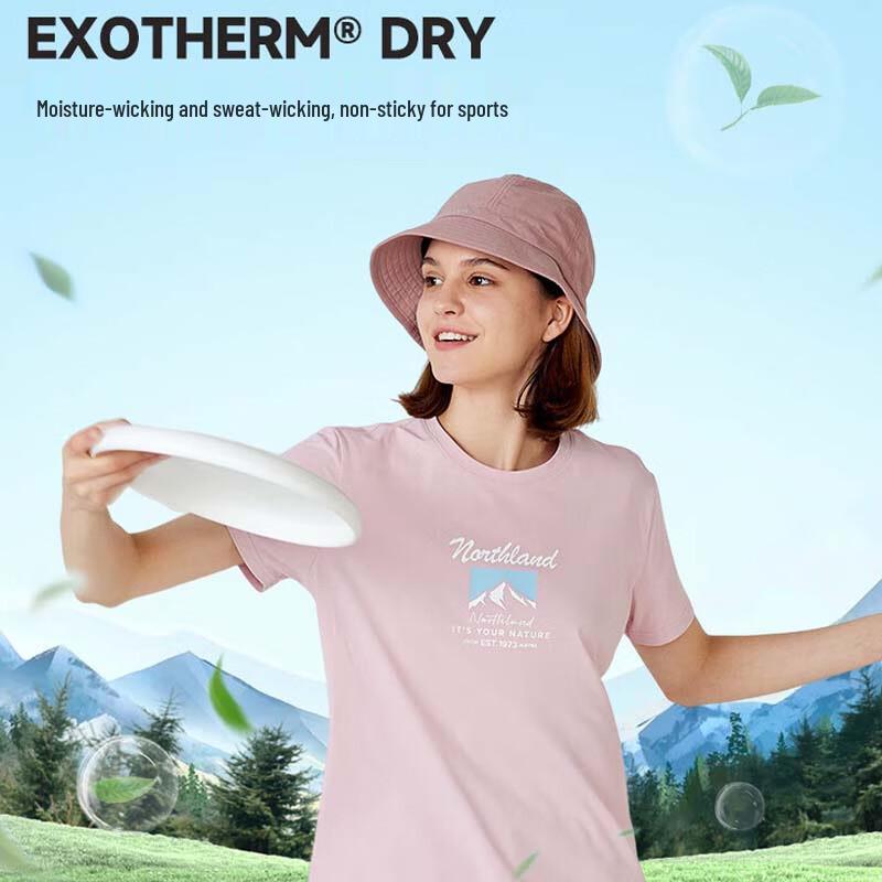 Naturehike Women's Printed Round Neck Breathable Short Sleeve T-shirt