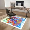 1pc Mega Man Anime Cartoon Design Office Chair Mat Non-Slip Carpet for Home Decor, Suitable for All Seasons, Ideal Gift for Fans.Y084