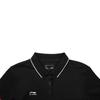 Li-Ning Comfortable Breathable Polo Shirt Women Tops Black APLW476-2