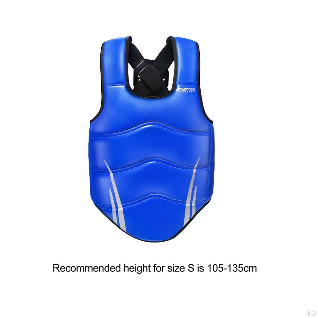 Protection Karate Chest Protector Comfortable Elastic Rib Shield Vest for Home Gym Muay Thai