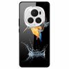 For Honor Magic6 Pro 5G Slim Case Pattern Printing PC+Tempered Glass+TPU Phone Shell