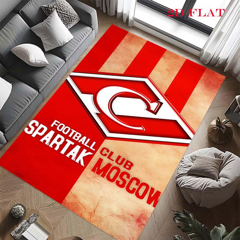 Spartak Moscow Rush Carpet Rug for Living Room Bedroom Home Sofa Decoration,Kids play Nonslip Floor Mat