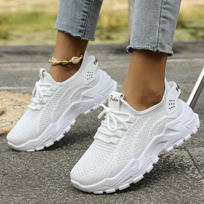 Best-selling Plus-size Shoes Soft-soled Flying Woven Shoes Casual Sports Shoes and Running Shoes