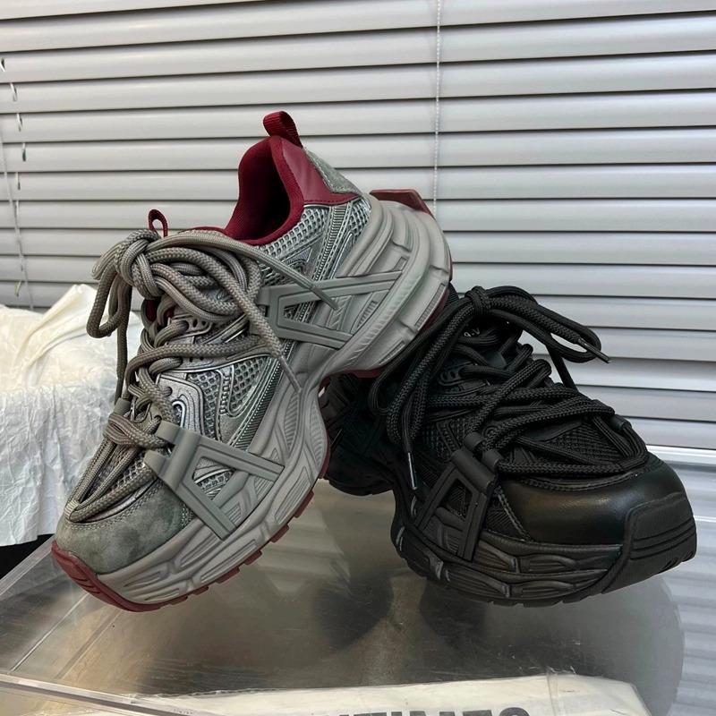 Thick soled dad shoes for women, 2026 autumn/winter new shoes sports shoes for women