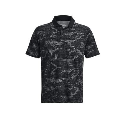 Iso-Chill All-Over Print Golf Polo Shirt Men Tops Black 1377365-001
