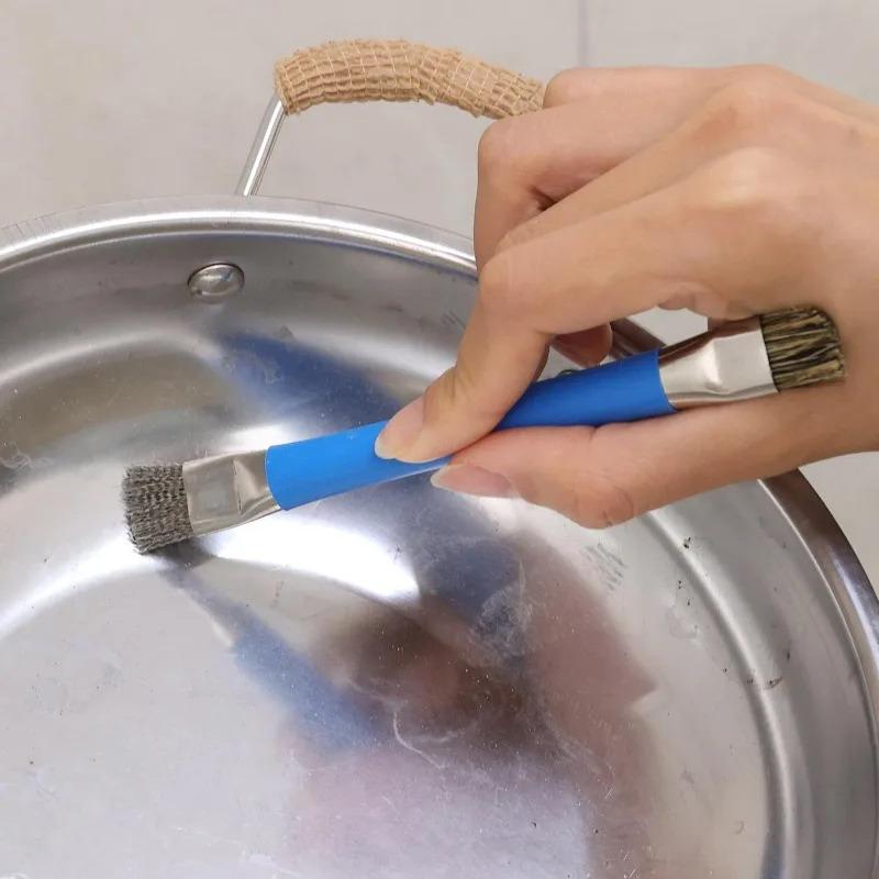 Double Headed Cleaning Brush Shedding Perfect For Phone Repair Circuit Board Ic Welding Kitchen Stove Cleaning