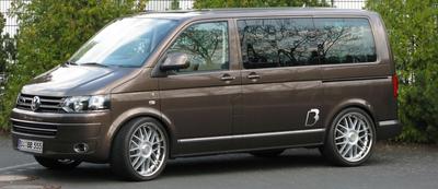 VW Transporter T5 - CHROME Side Door Strips