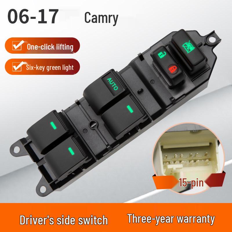 

Перемикач вікна водія Toyota Camry - Передній лівий блок кнопок No Door Disassembly Needed