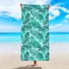 Tropical Palm Leaf Print Beach Towel Quick Dry Oversized Sand Resistant Soft Absorbent Summer Beach Blanket for Summer Beach