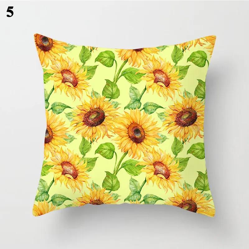 Dandelion Print Pattern Pillowcase Car Ornaments Living Room Office Home Pillowcase
