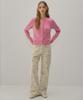 Okuka Ribbon Corduroy Straight Pants_Ivory