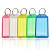 10-100PCS Assorted Multiple Colors Flap Key Tag Plastic Luggage Backpack ID Information Labels Double Sided Marking Keychain ZYF