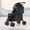 Portable Double Layer Pet Cart Lightweight Foldable Dog Cat Bags Small Pet Outdoor Cart Breathable Pet Dog Carriers Supplies