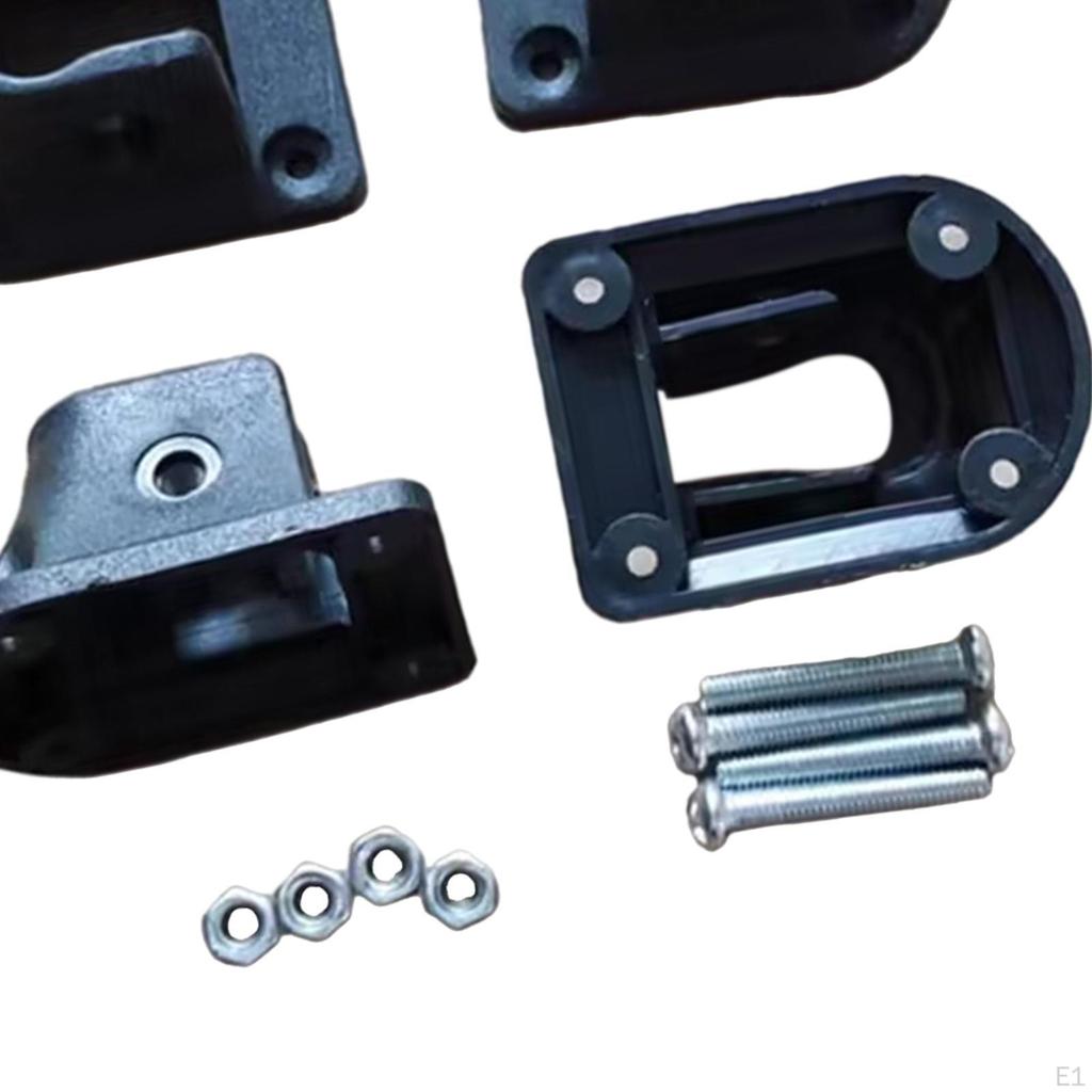 4 Pieces of Folding Lap Desk Leg Brackets for Furniture Repair