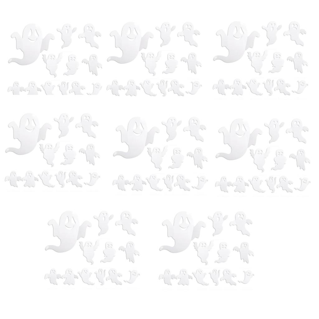 96pcs Stickers - Reusable Cute Halloween Decorations - Self-Adhesive Wall Stickers For Gothic , Doors, Walls, Rooms, Closets