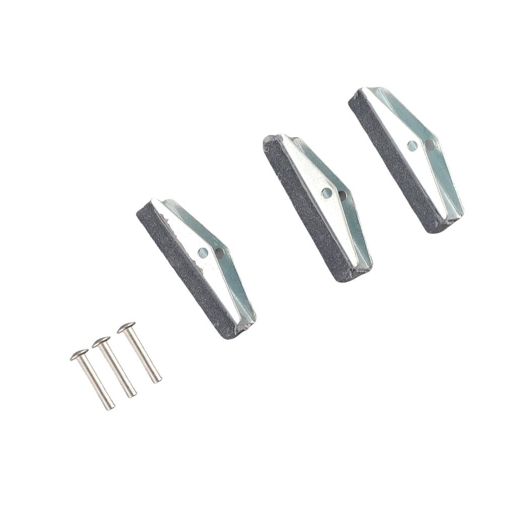 3PCS Engine Cylinder Hone Stone Hvy Duty Sturdy Construction 3 Jaw Cylinder Honing Stones Tool