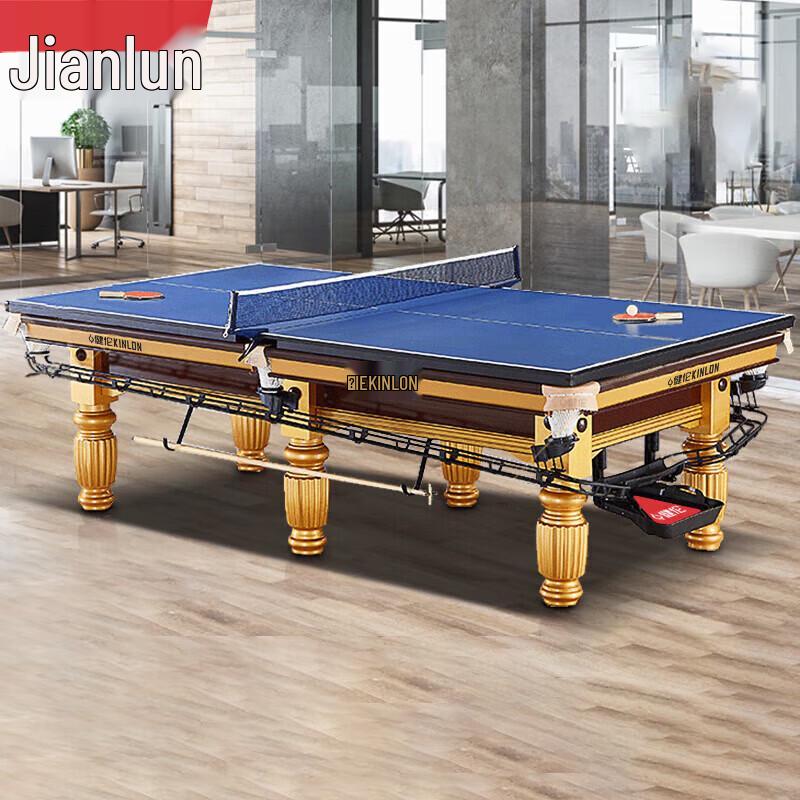 

JEEANLEAN 2-in-1 Standard Home Billiard & Ping-Pong Table
