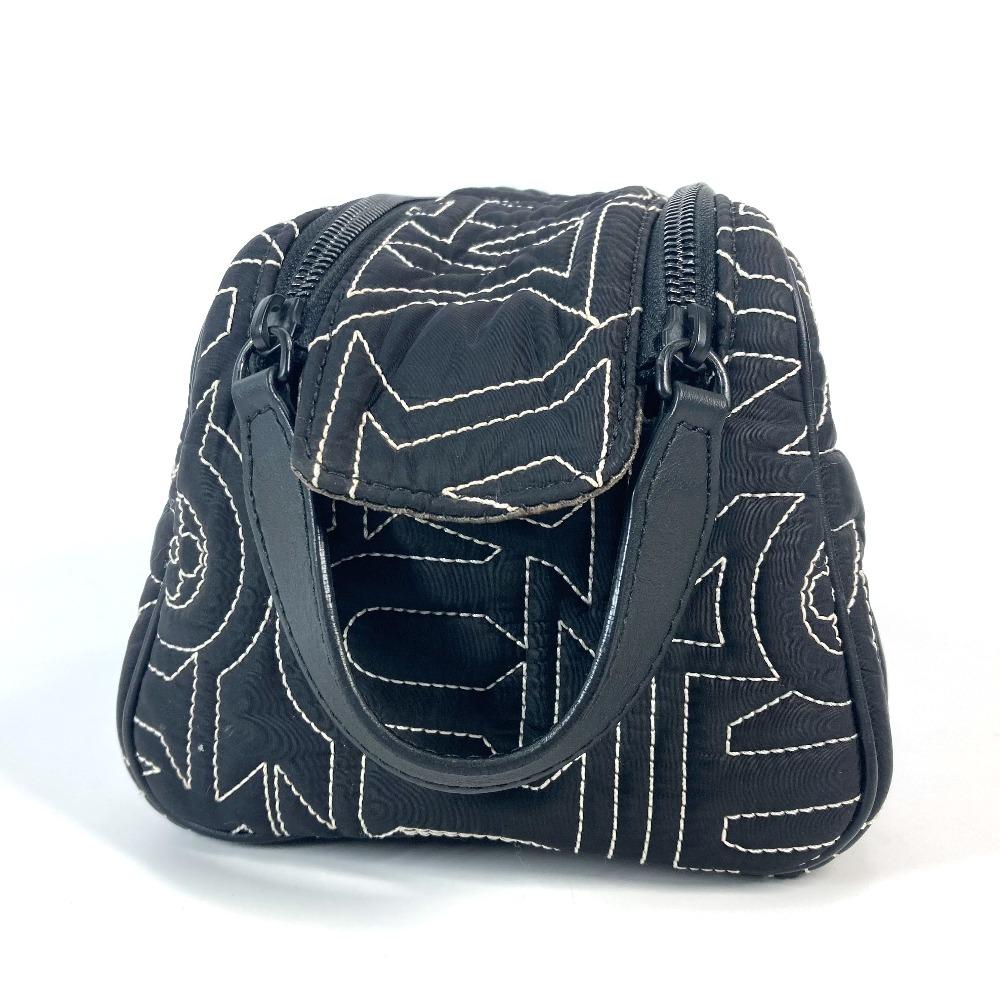 Louis Vuitton M21435 LV Snow Collection dopp kit Pouch Clutch bag Black/White