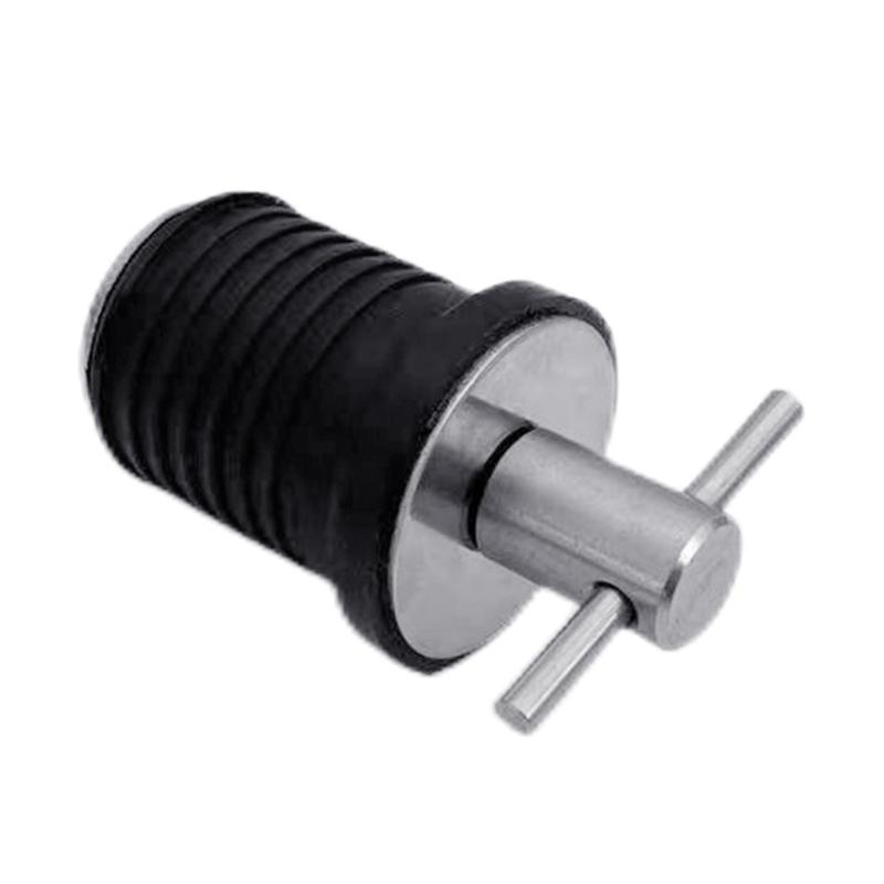 Stainless Steel Drain Twist Plug (1 inch /1-1/4 inch options)