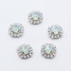 LKERAN 15MM 10pcs/lot Protein Diamond Rhinestone Buttons For DIY 4-hole Sewing Button Clothing Wedding Decoration