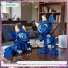 Cross-Border 3D Printed Blue Armored Dragon Toy Decor Gift