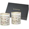 ADERIA El Dorado Rock Glass Pair Arabesque Made In Gift Box Stylish Whiskey Glass for A Perfect Gift for and Other Special S6102 Set, Gold, 300ml,