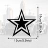 DS94#15x14cm Pentagram Vinyl Decal Durable, Weatherproof Decoration for Car Motorcycle, Easy To Paste