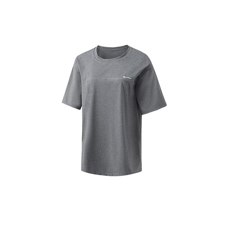 Plus Size Sporty Yoga Three-Piece Set - Breathable, Loose-Fit, Quick-Dry Short Sleeve Fitness Wear for Spring/Summer