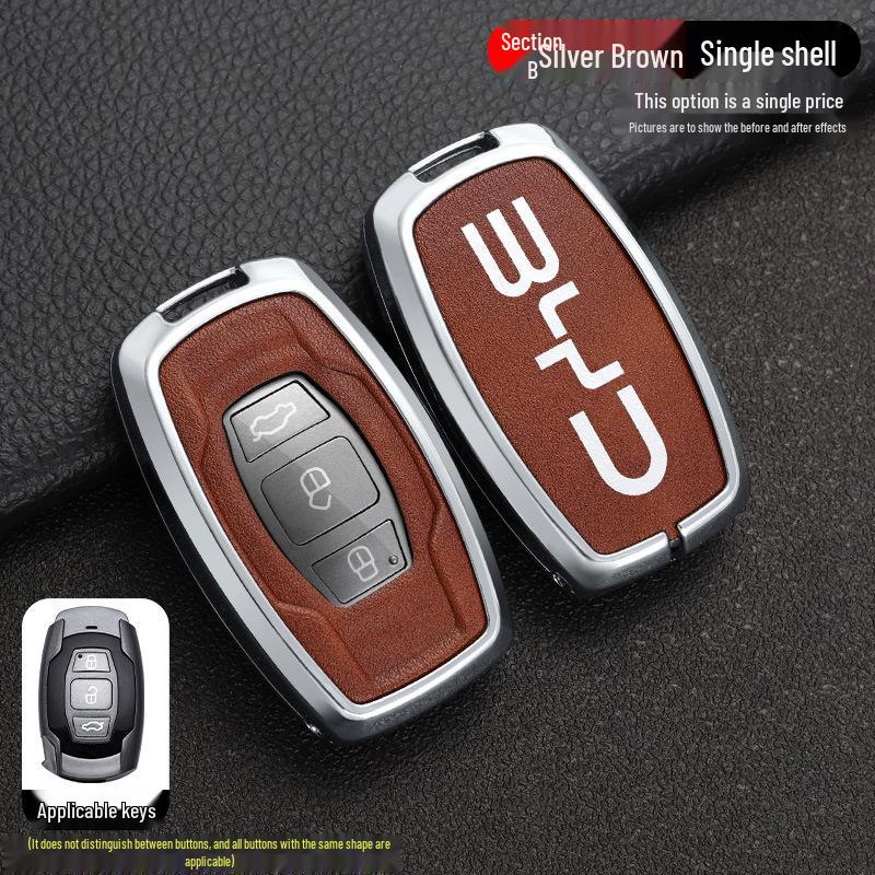 BYD Song, Tang Max, G5 Surui, E5 Sirui, G6 Qin Metal Key Case – Creative Car Shell Buckle (Old Models)