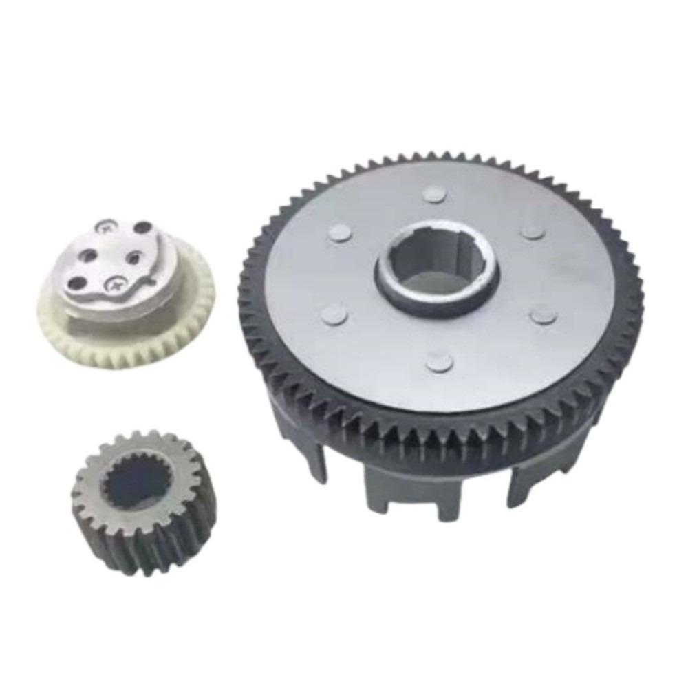 

3 шт. Прочный корпус сцепления скорости Tc125/150/TMX 155 Корзина сцепления в сборе Запчасти для мотоциклов 3pcs Full Set