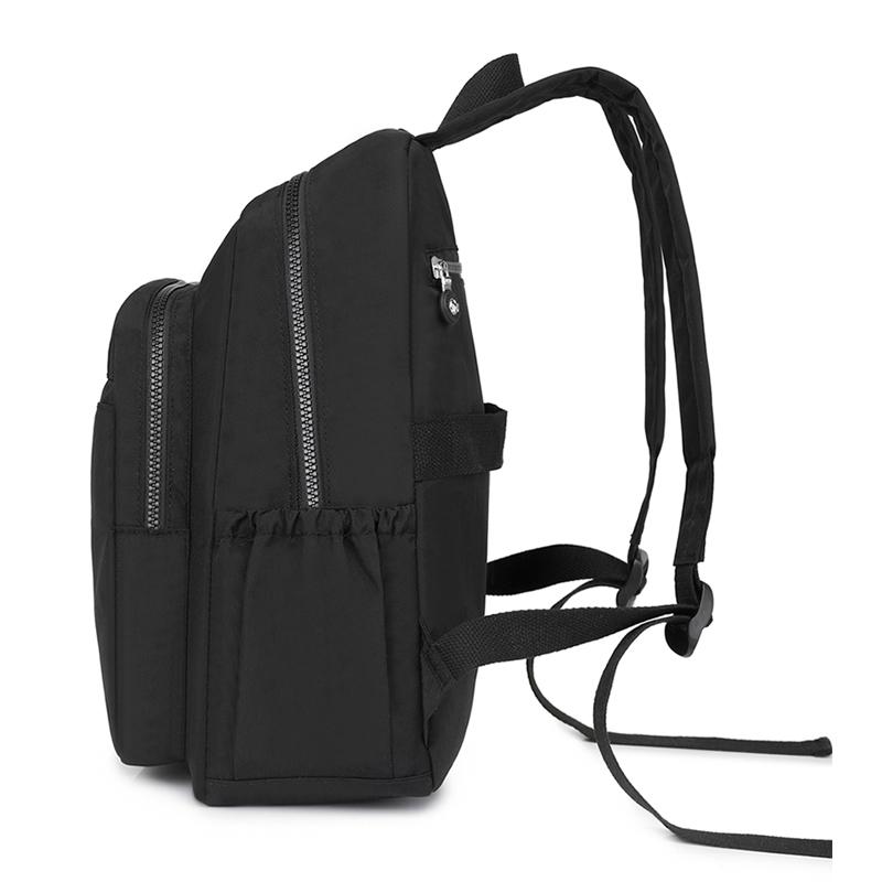 Lightweight Backpack Sleeve Pull Rod Women's Travel Backpack Water-repellent Nylon Schoolbag