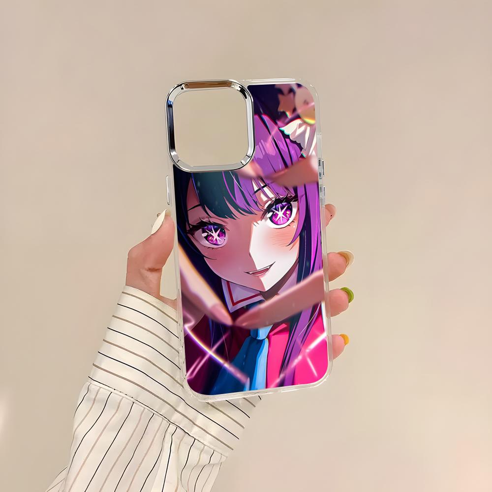 KAWAII Hoshino Phone Case For IPhone 17 Air 16 15 14 13 12 11 Pro Pro Max Plus Transparent Soft Cover