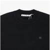 Acne Studios Unisex Strick Face Logo Patch C60115 Schwarz 900