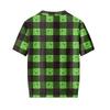 Women's Cute Sweater Knitted Fashion Casual Round-neck Short-sleeved  Cozy Print Top