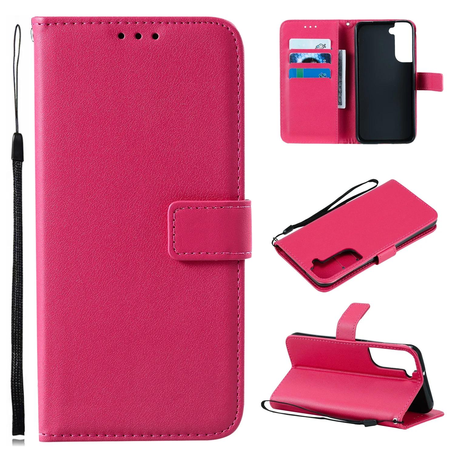 

PU Leather Case For Samsung Galaxy S23 S21 S20 FE Ultra S10 Lite S10e S9 S8 Plus Note 20 10 9 8 Card Slot Funda Flip Wallet Case For Galaxy S10e&Case & Strap