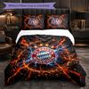 Set Biancheria da Letto Bayern Monaco Modello 3 Pezzi Morbida Copripiumino in Microfibra con Federe per Camera da Letto