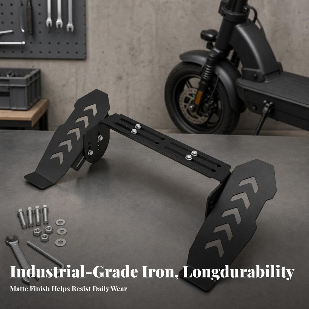 Electric Vehicle Foot Pedal Universal Footrest with Anti-Slip Plates Aftermarket