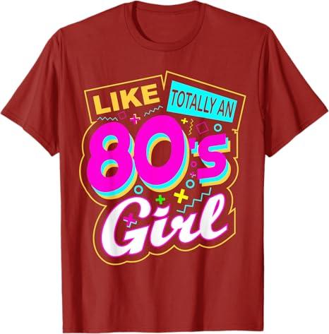 

Cool 80s Girl Retro Fashion Throwback Culture Party Lover TShirt Pop Music Saying Tee Tops Rap Hip Hop Streetwear Clothes Gift S