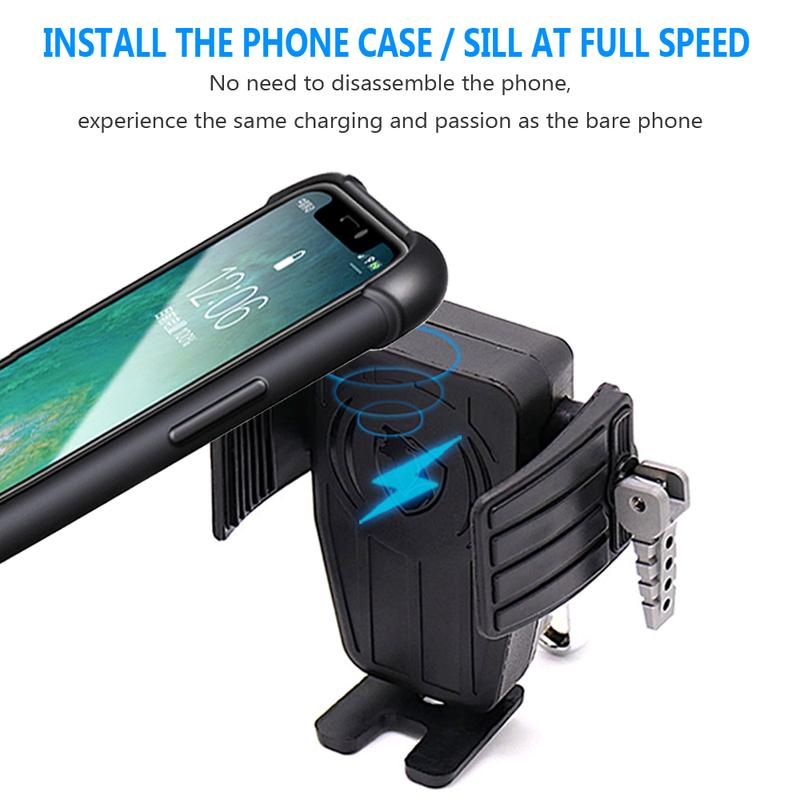 Bezdrátová nabíječka GPS držák telefonu Navigační držák pro motocykl Gold Wing Pro HONDA GoldWing GL 1800 F6B GL1800 DCT 2018 - 2021