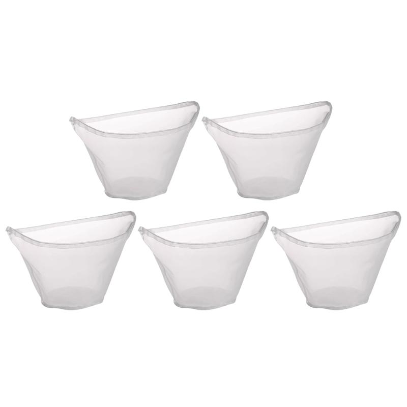 

5 шт. Модные марлевые мешочки для процеживания соевого молока и органические хлопковые мешочки для орехового молока, многоразовые S