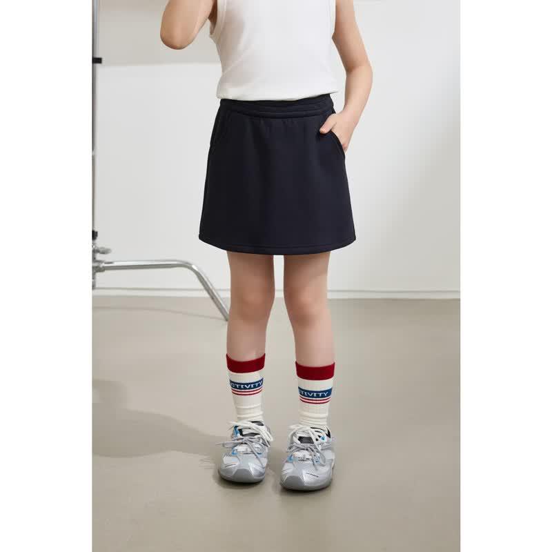 Girl s A-Line Casual Anti-Exposure Skort 150