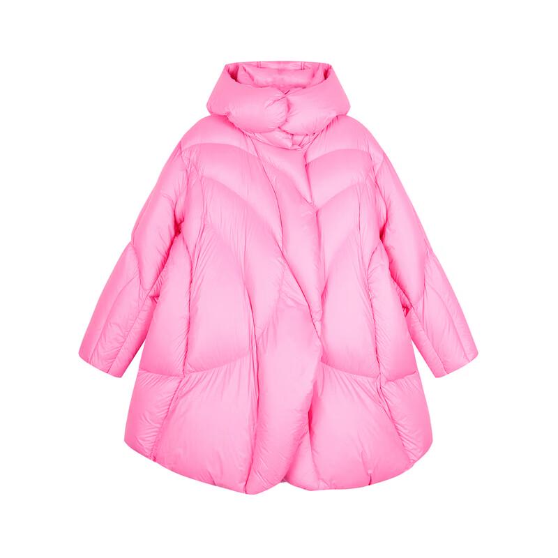 JNBY Women's Loose Fit Hooded Duck Down Jacket