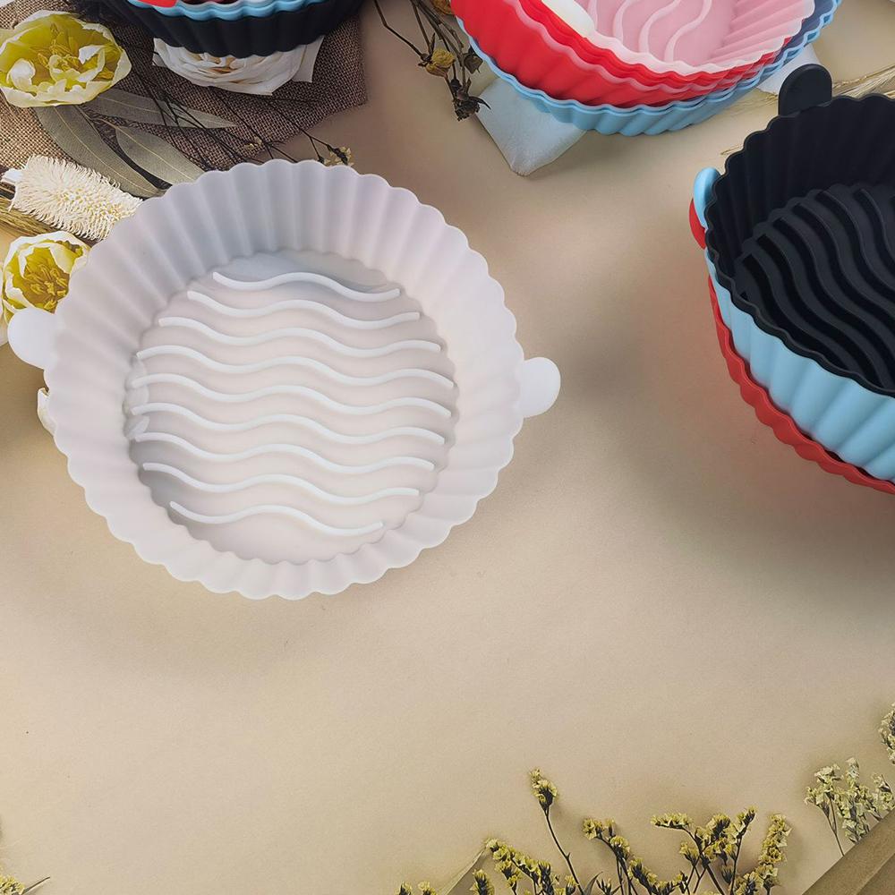 Air Fryer Silicone Mat With Holder Reusable Air Fryer Oven Accessory